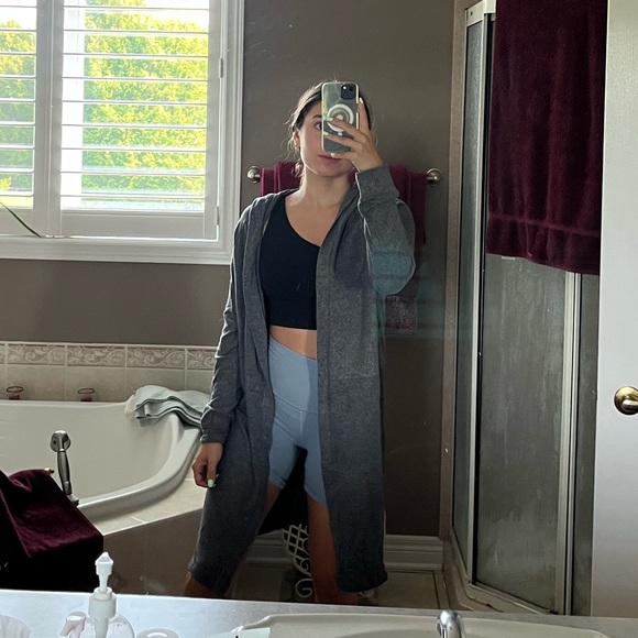 Long Hooded Cardigan - Picture 3 of 3